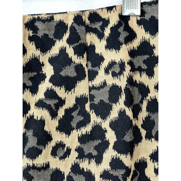 NWT Talbots animal print skirt, size 2P - Picture 4 of 10